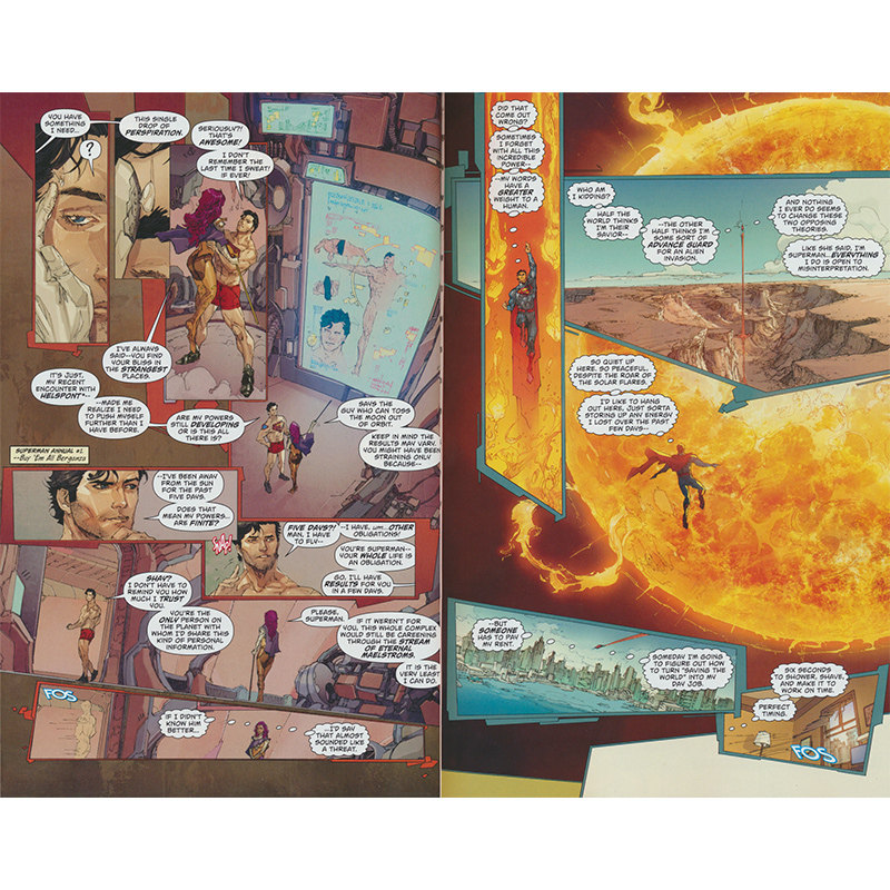 【自营】Superman H'el on Earth (The New 52) 漫威Marvel漫画超人新52系列骇尔地狱人间 华纳DC动漫小说 英文原版进口图书