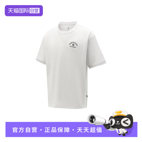 【自营】Converse匡威男女运动短袖T恤休闲百搭套头衫 UCK080-001