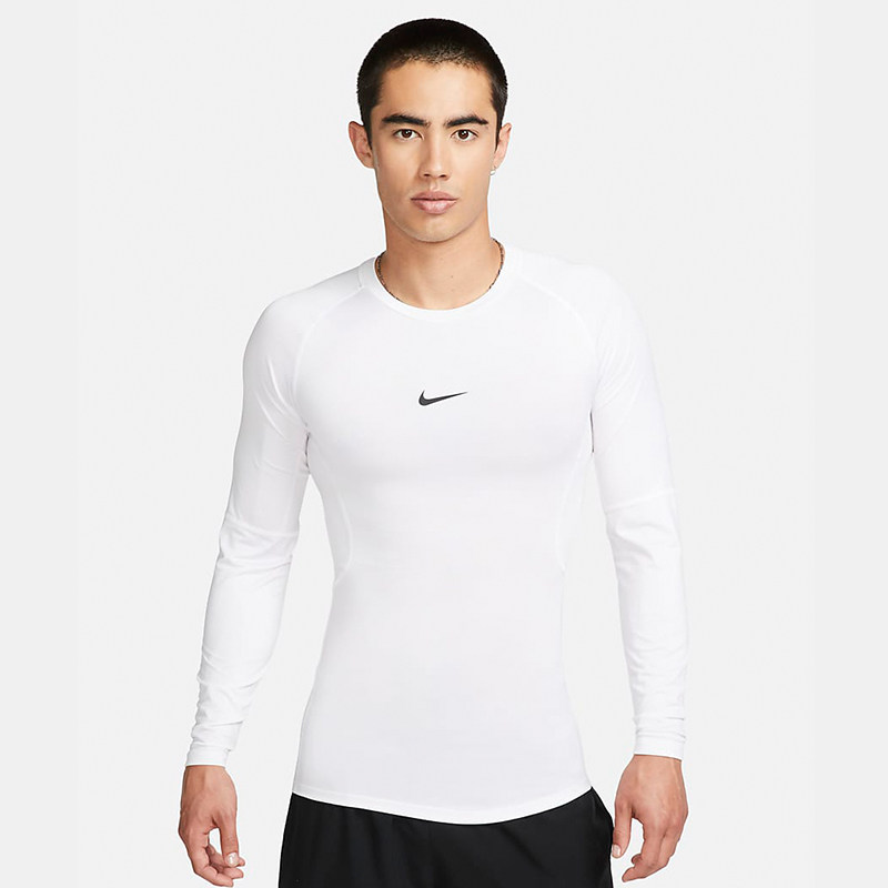 【自营】Nike耐克健身衣男长袖上衣运动服紧身跑步T恤FB7920-100