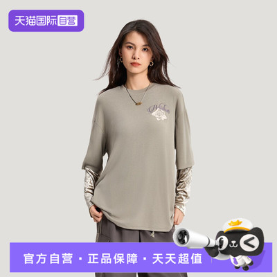 【自营】adidas阿迪达斯三叶草女子运动休闲长袖T恤KR5039