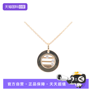 46cm 中古95新法国制造灵动3颗钻石项链750黄金41 自营