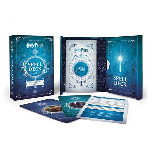 【自营】预售 英文原版 哈利波特:卡牌互动书 Harry Potter: Spell Deck and Interactive Book 40张卡片 世界魔法指南周边