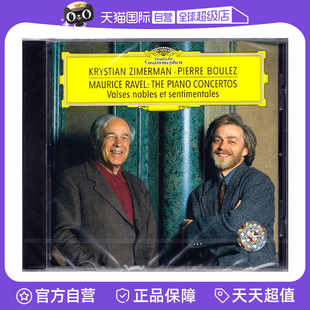 【自营】正版 拉威尔 钢琴协奏曲 / 齐默尔曼演奏 布列兹 CD唱片