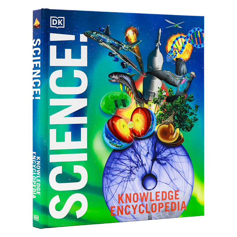 【自营】DK精品 知识百科全书 科学版 第二版 英文原版 Knowledge Encyclopedia Science 探索科学奇妙世界 精装图解英语科普书籍