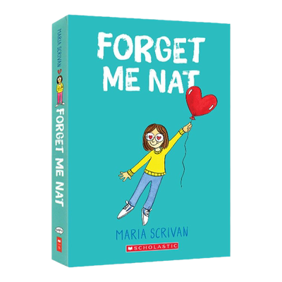 【自营】英文原版 Forget Me Nat 不够自信的娜塔莉 Nat Enough #2 中小学生课后趣味读物 全彩漫画绘本故事图画书