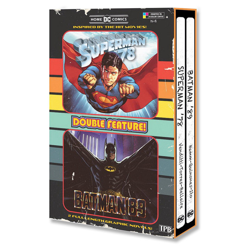 【自营】预售 英文原版 DC漫画 超人78蝙蝠侠89改编漫画套装 Superman 78 Batman 89 Set