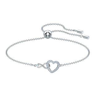 Swarovski施华洛世奇SWAROVSKIINFINITY女手链简约 礼物宝石白金