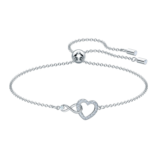 Swarovski施华洛世奇SWAROVSKIINFINITY女手链简约 礼物宝石白金
