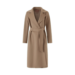 【自营】MaxMara麦丝玛拉女士羊毛长款大衣外套 CLES