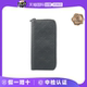 中古95新LV路易威登ZIPPY竖款 自营 黑色老花SHADOW拉链钱包