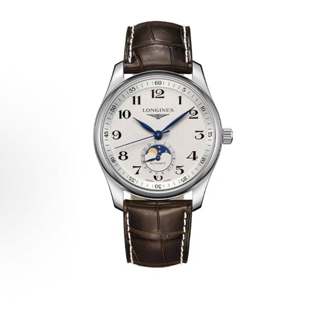 【自营】中古99新浪琴名匠/四针月相/40mm/商务男士机械表 送礼