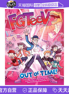 【自营】英文原版 FGTeeV#4: Out of Time! 超时了 儿童全彩漫画小说 家庭冒险游戏 英文课外阅读 Miguel Díaz Rivas