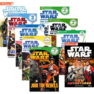 【自营】DK Readers Star Wars The Clone Wars Pre-Ll - Level 3 DK分级读物星球大战系列 克隆人战争 儿童趣味读物 英文原版