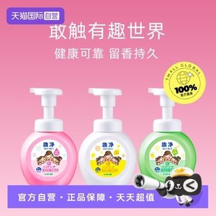 LION狮王趣净泡沫抑菌洗手液250ml全家适用爽肤香柠檬香 自营