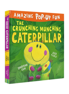 【自营】Amazing Pop-Up Fun The Crunching Munching Caterpillar 吃叶子的毛毛虫儿童 3D立体英语故事 英文原版图书