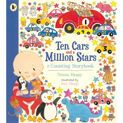 【自营】Ten Cars and a Million Stars A Counting Storybook 十辆汽车和一百万颗星星 学数数 图画故事书 启蒙认知 英文原版