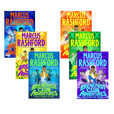 【自营】预售 英文原版 早餐俱乐部大冒险系列 The Breakfast Club Adventures 系列 6册套装 Marcus Rashford作品