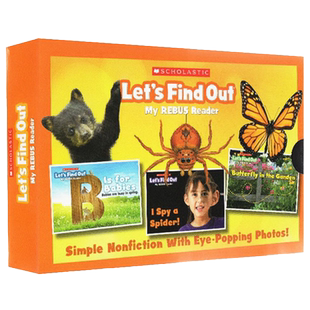 【自营】英文原版 儿童科学绘本 Let's Find Out My Rebus Readers 学乐小学课外阅读自然科普绘本 24册盒装 儿童启蒙学习