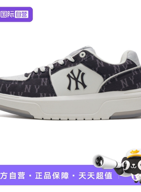 【自营】MLB 男女复古老花时尚厚底学长鞋运动休闲板鞋3ASXM016N