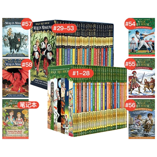 【自营】神奇树屋英文原版 The Magic Tree House 神奇树屋全套 梅林的任务 Merlin Missions 儿童桥梁章节书 探险文学小说