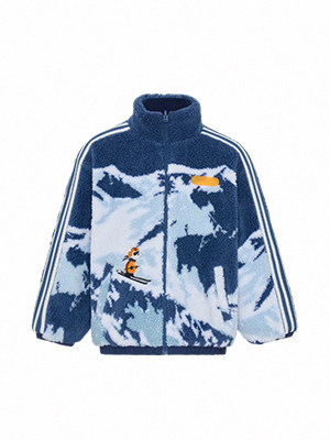 【自营】Adidas阿迪达斯三叶草男小童棉服双面穿休闲外套LD8349