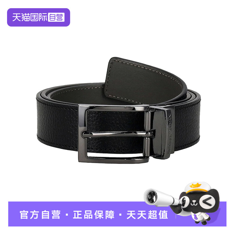 【自营】Armani/阿玛尼Emporio Armani男士针扣腰带Y4S195