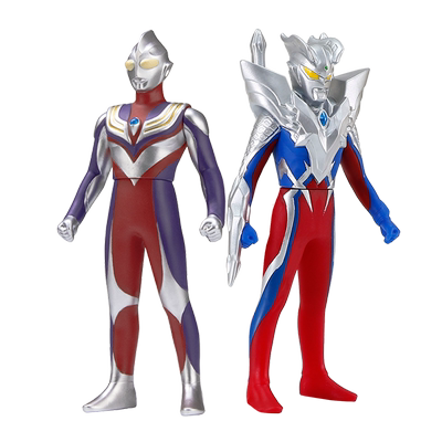 【自营】万代 经典超迷你变身套装 迪迦赛罗布莱泽亚刻奥特曼玩具