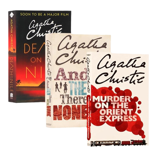 【自营】进口英文原版小说 无人生还 And Then There Were None 尼罗河上的惨案东方快车列车谋杀案 Agatha Christie 阿加莎三部曲