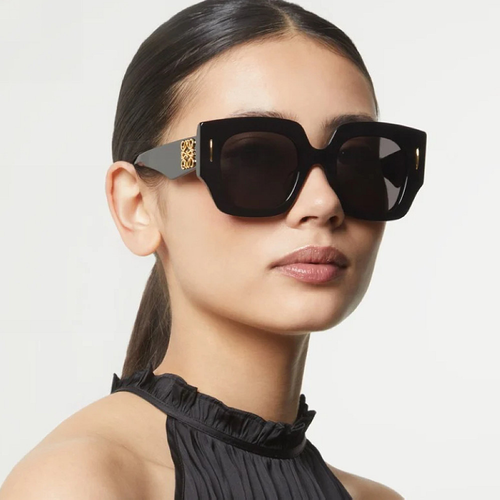 【自营】LOEWE/罗意威太阳镜女款眼镜架时尚防紫外线墨镜LW40129U