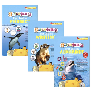 【自营】Super Skills First English Alphabet Writing Phonics 超级技能系列 新加坡幼儿园 写字英语字母书写练习册 英文原版