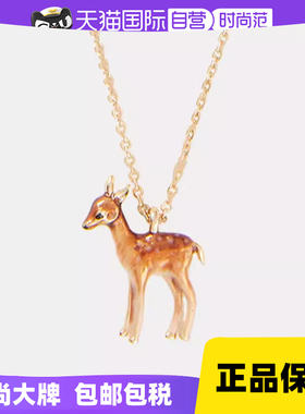 【自营】Fable小鹿珐琅彩项链配饰可爱小众ins风锁骨链高级送女友