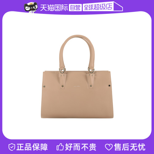 longchamp龙骧手提包皮革沙粉色