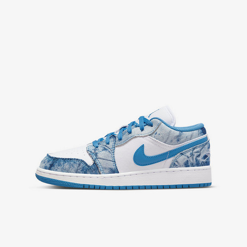 【自营】Jordan耐克女鞋AJ1牛仔蓝复古低帮板鞋篮球鞋DM8947-100