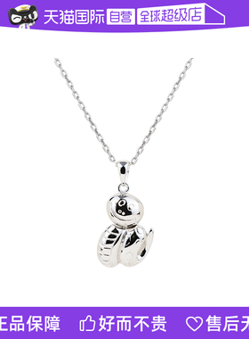 灵蛇项链女通体纯银小众轻奢颈链