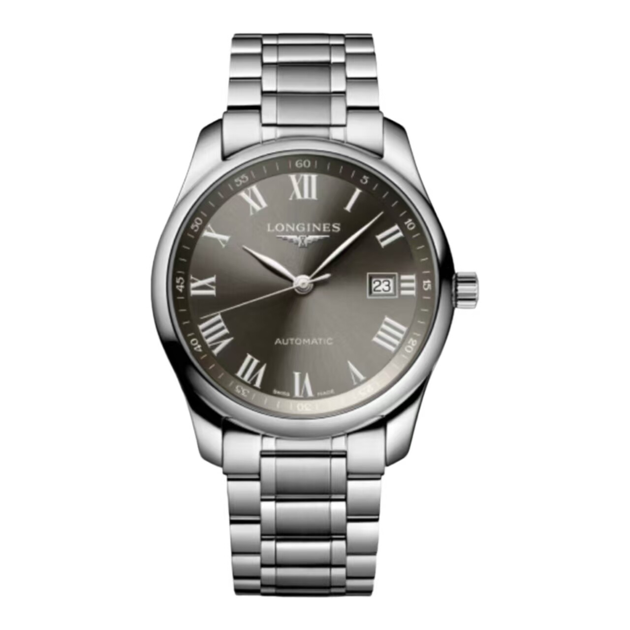 【自营】中古99新浪琴/名匠系列/793型号/40mm/灰盘钢带/男士手表