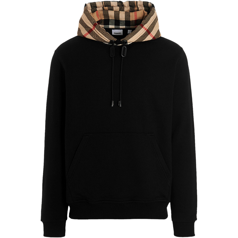 【自营】BURBERRY/博柏利男款棉质连帽卫衣运动衫 8058117