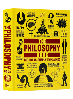 【自营】DK出品哲学百科图解英文原版The Philosophy Book人类的思想百科丛书全彩精装Big Ideas Simply Explained DK图解百科系列