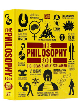 【自营】DK出品哲学百科图解英文原版The Philosophy Book人类的思想百科丛书全彩精装Big Ideas Simply Explained DK图解百科系列