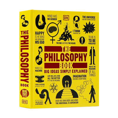 【自营】DK出品哲学百科图解英文原版The Philosophy Book人类的思想百科丛书全彩精装Big Ideas Simply Explained DK图解百科系列