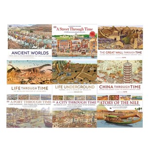 【自营】英文原版 DK不可思议的大剖面 穿越时空系列 单册可拍 斯蒂芬比斯蒂