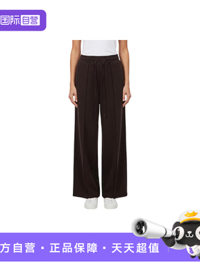 【自营】Adidas阿迪达斯女子舒适高腰宽松阔腿运动休闲裤KU5378