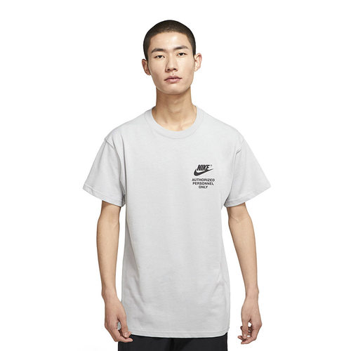 【自营】Nike耐克灰色短袖男宽松棉质印花休闲舒适T恤DM6428-077