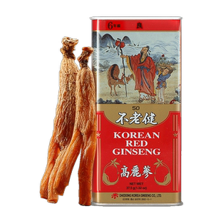 【自营】不老健高丽参六年根别直参正品人参韩国红参良参60支37.5