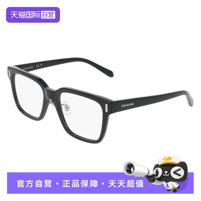 【自营】Ferragamo欧美复古大框光学镜架大框眼镜架中性