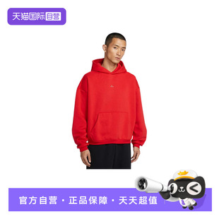 IM5919 Nike耐克男加绒卫衣红色运动保暖连帽套头衫 657 自营