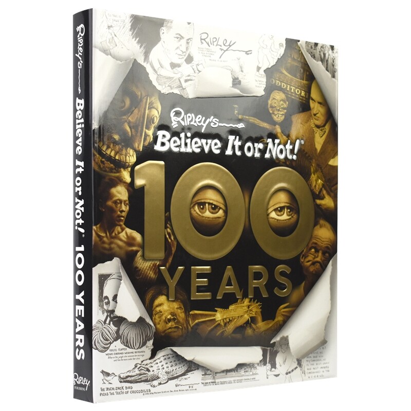 【自营】Ripley's Believe It or Not! 信不信由你100周年纪念版  精装英语百科铜板书 英文原版进口儿童图书