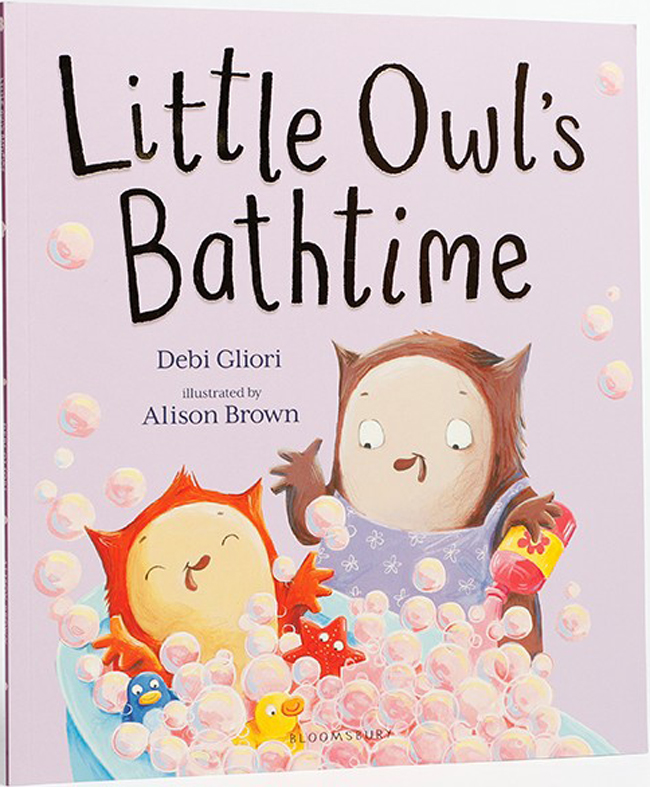 【自营】英文原版 Little Owl's Bathtime 小猫头鹰洗澡 Debi Gliori  儿童英语启蒙图画书 读物