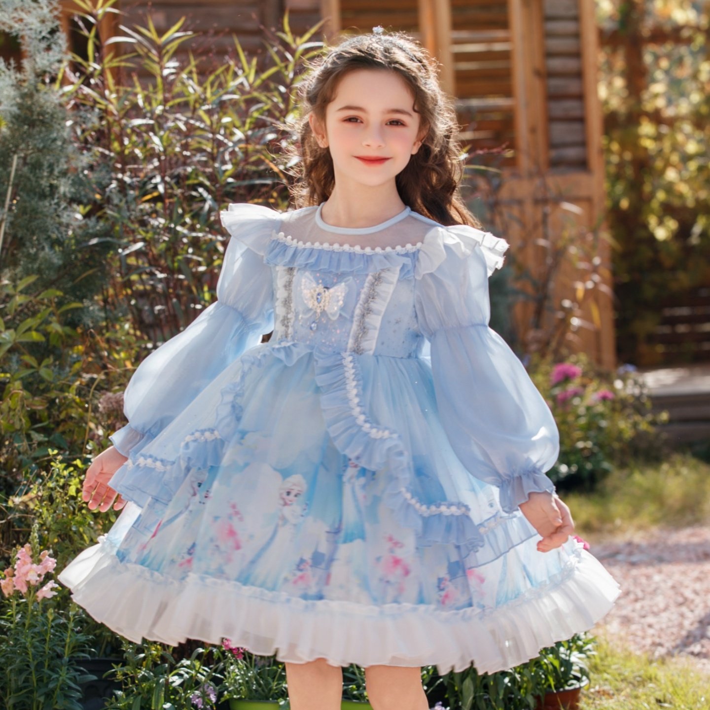 儿童秋装艾莎公主裙子女童洛丽塔2026年新款蓬蓬裙生日礼服连衣裙,童装/婴儿装/亲子装,连衣裙,淘宝优惠券,粉丝福利购,淘宝优惠卷