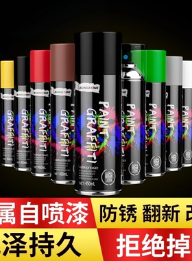 自动喷漆防锈金属漆蓝色深蓝浅蓝油漆家具翻新木器漆墙面广告涂鸦