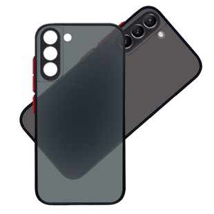 宝悍适用于三星S23手机壳S24透明磨砂Galaxy S25镜头全包S24FE防摔S24+硅胶S22Plus保护套S21Ultra男女后壳外